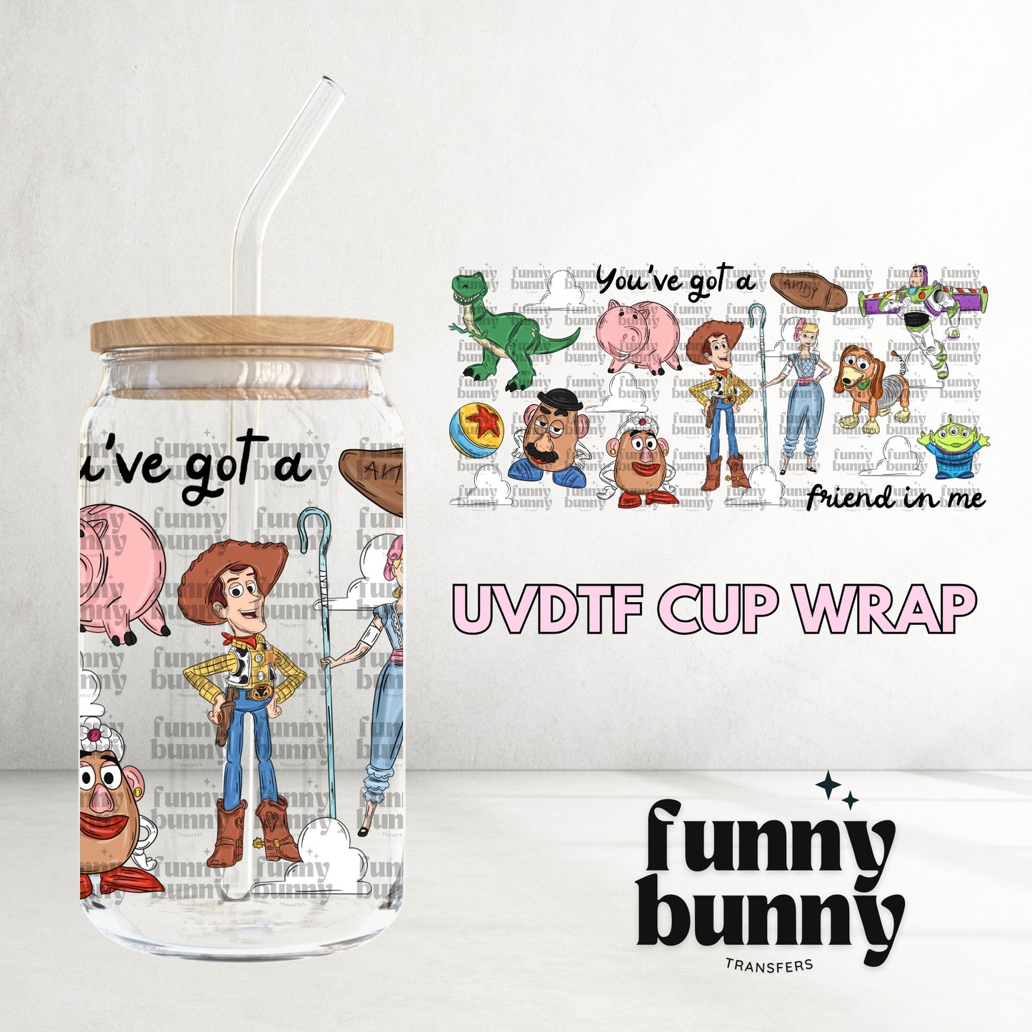 16OZ489 - 16oz UVDTF Cup Wrap