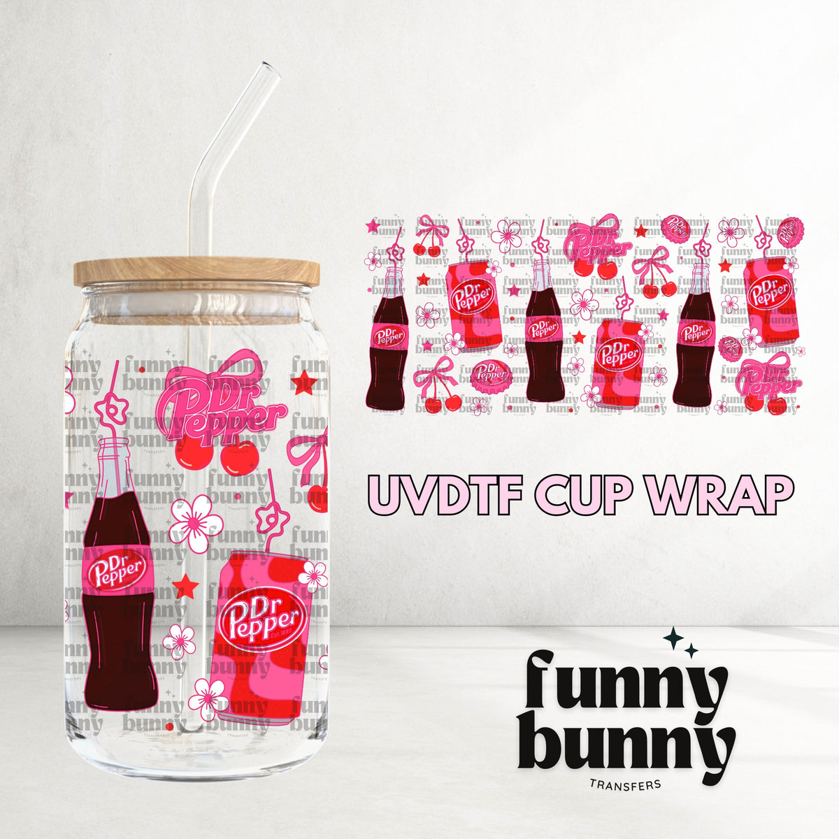 16OZ490 - 16oz UVDTF Cup Wrap