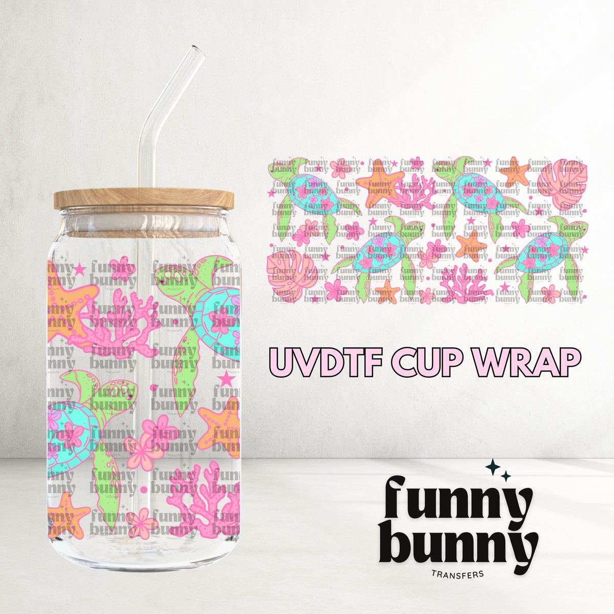 16OZ491 - 16oz UVDTF Cup Wrap