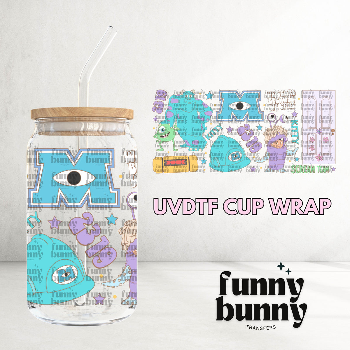 16OZ497 - 16oz UVDTF Cup Wrap