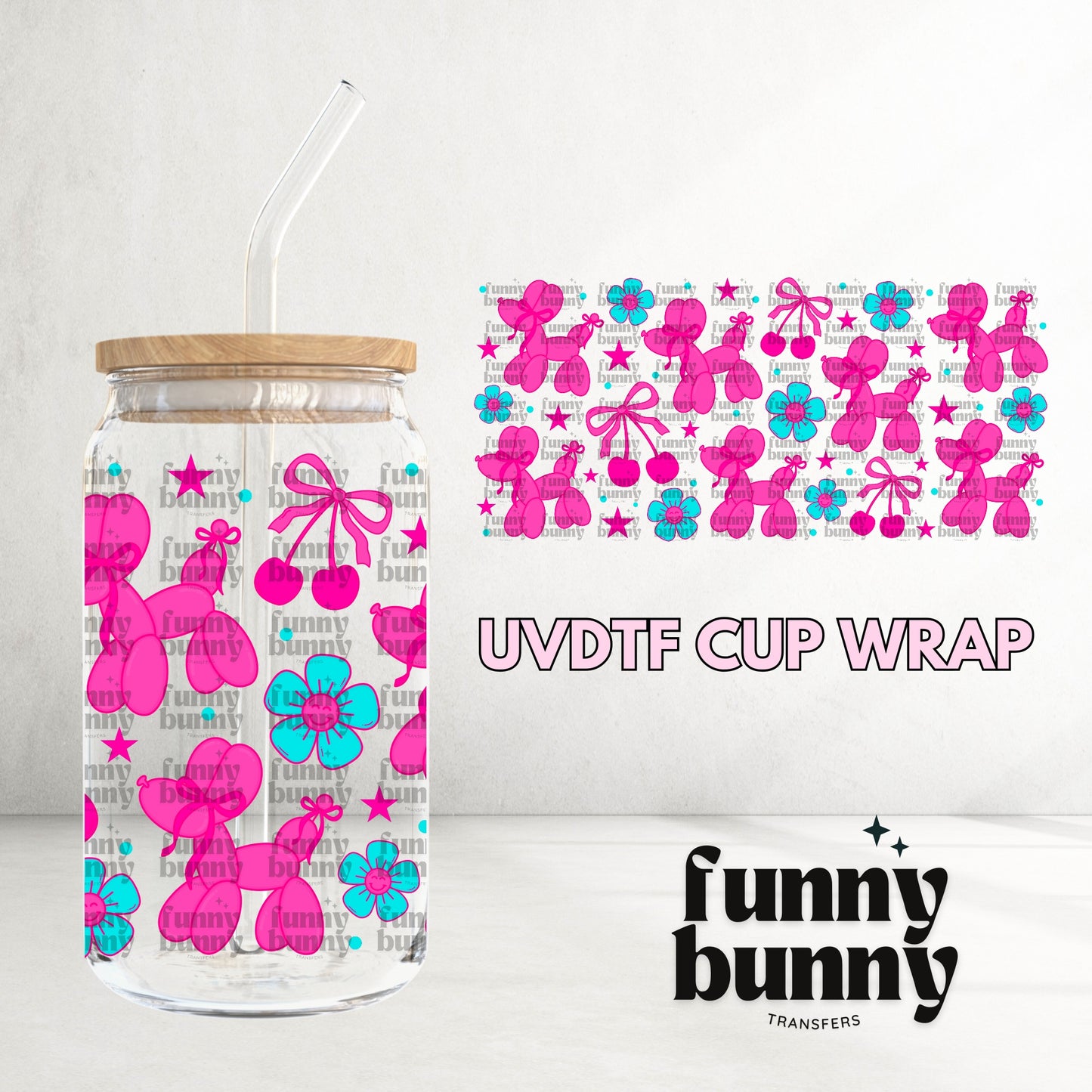 16OZ499 - 16oz UVDTF Cup Wrap