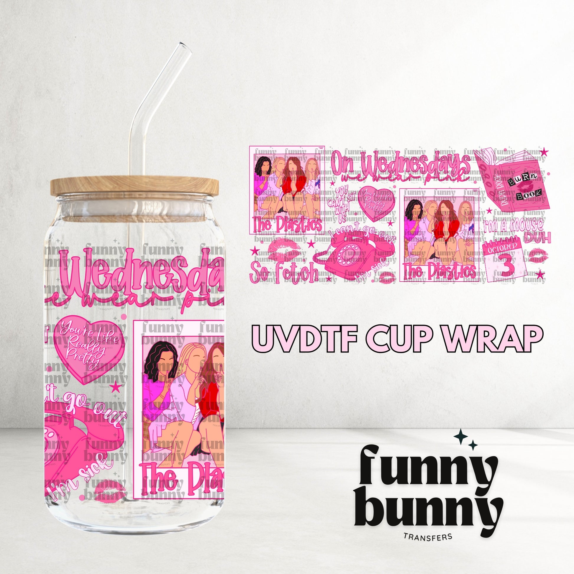16OZ509 - 16oz UVDTF Cup Wrap