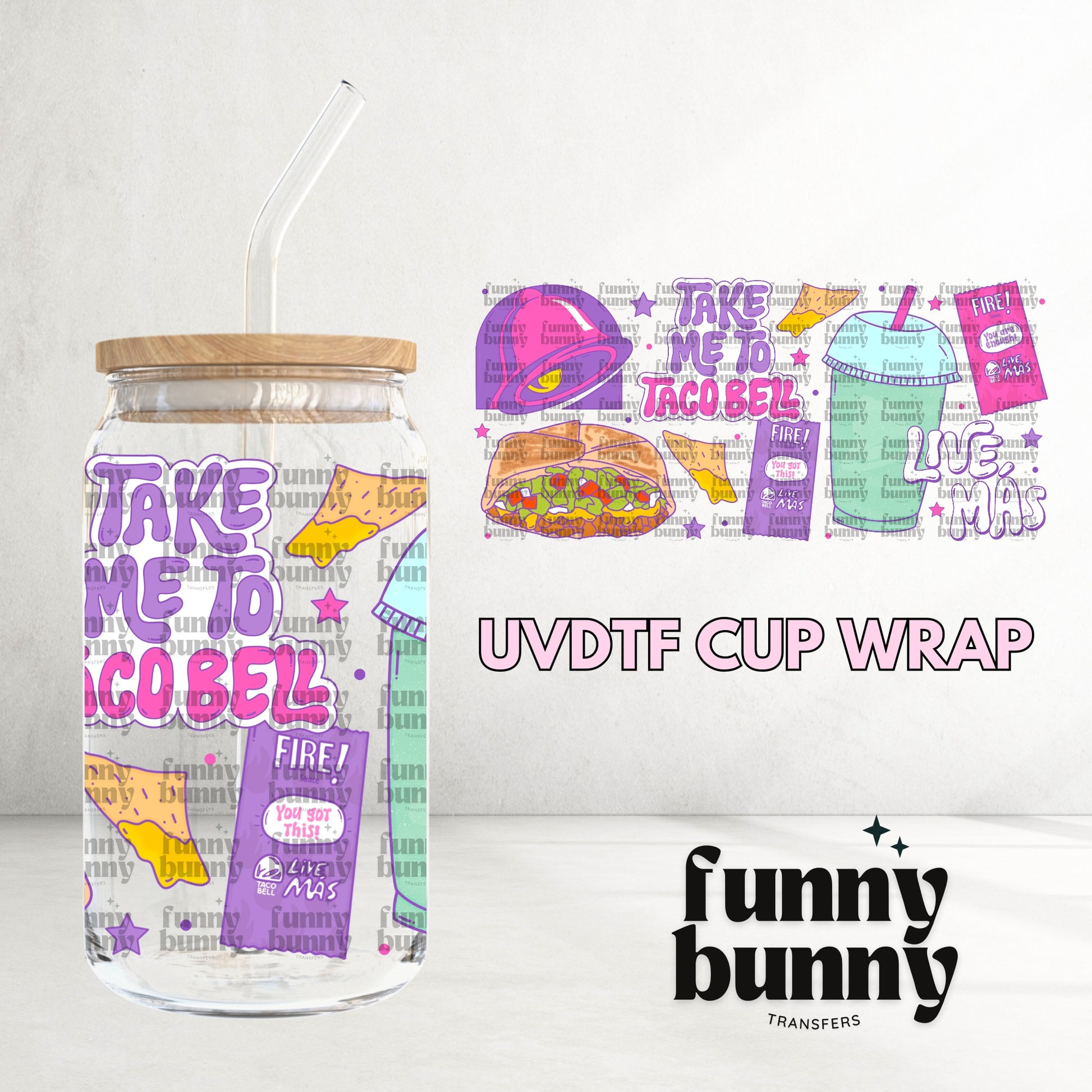 16OZ519 - 16oz UVDTF Cup Wrap
