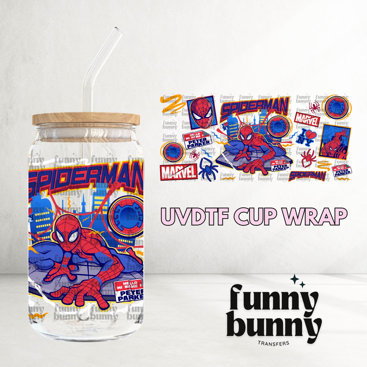 16OZ52 - 16oz UVDTF Cup Wrap