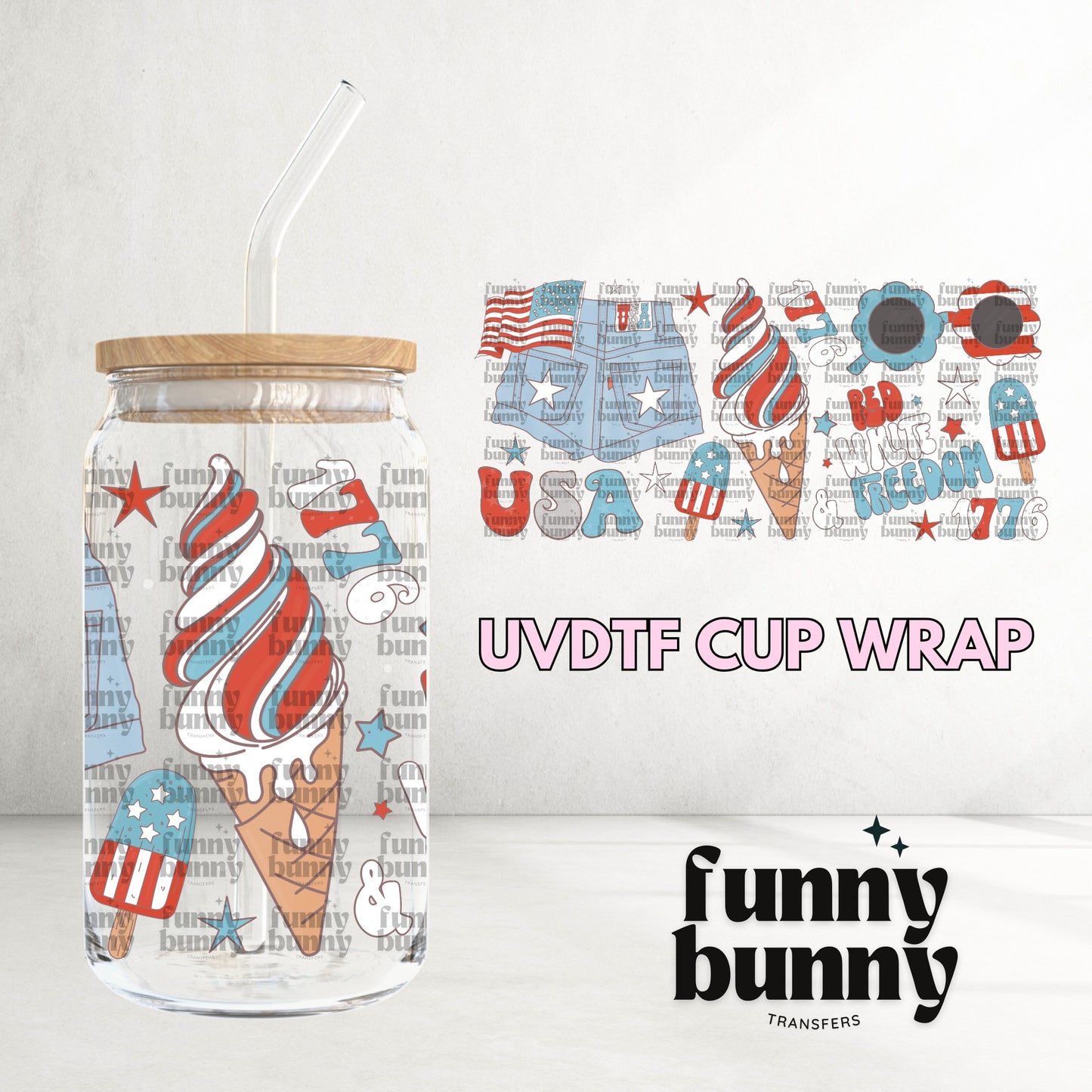 16OZ533 - 16oz UVDTF Cup Wrap