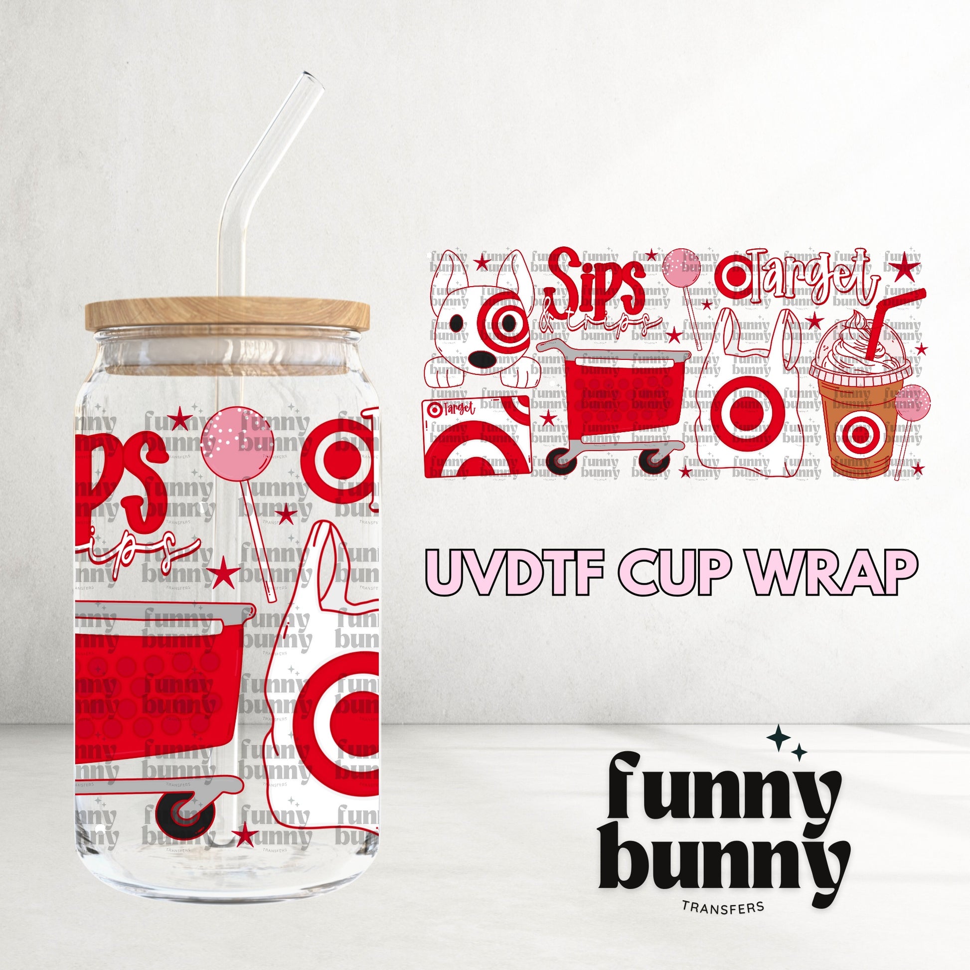 16OZ542 - 16oz UVDTF Cup Wrap