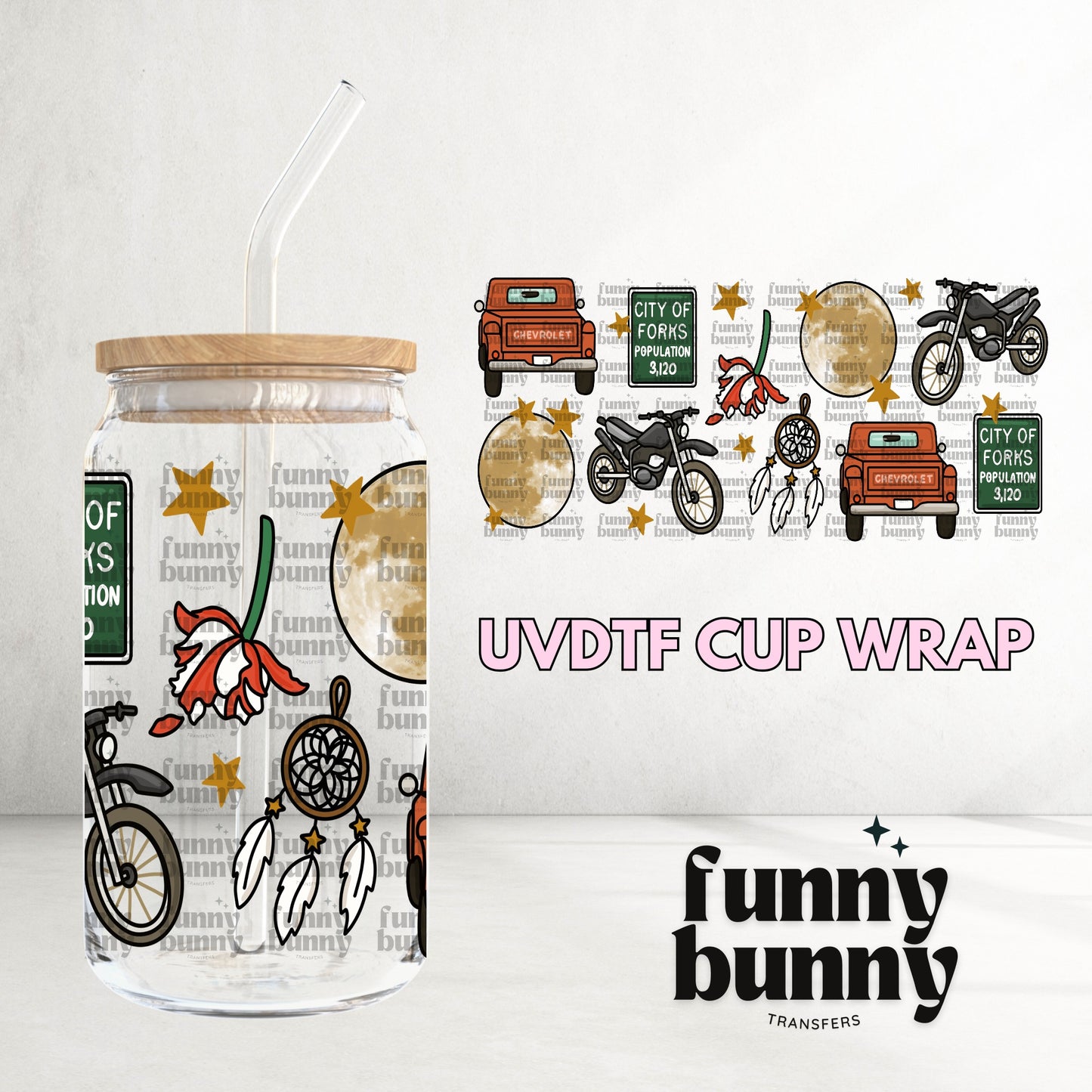 16OZ55 - 16oz UVDTF Cup Wrap