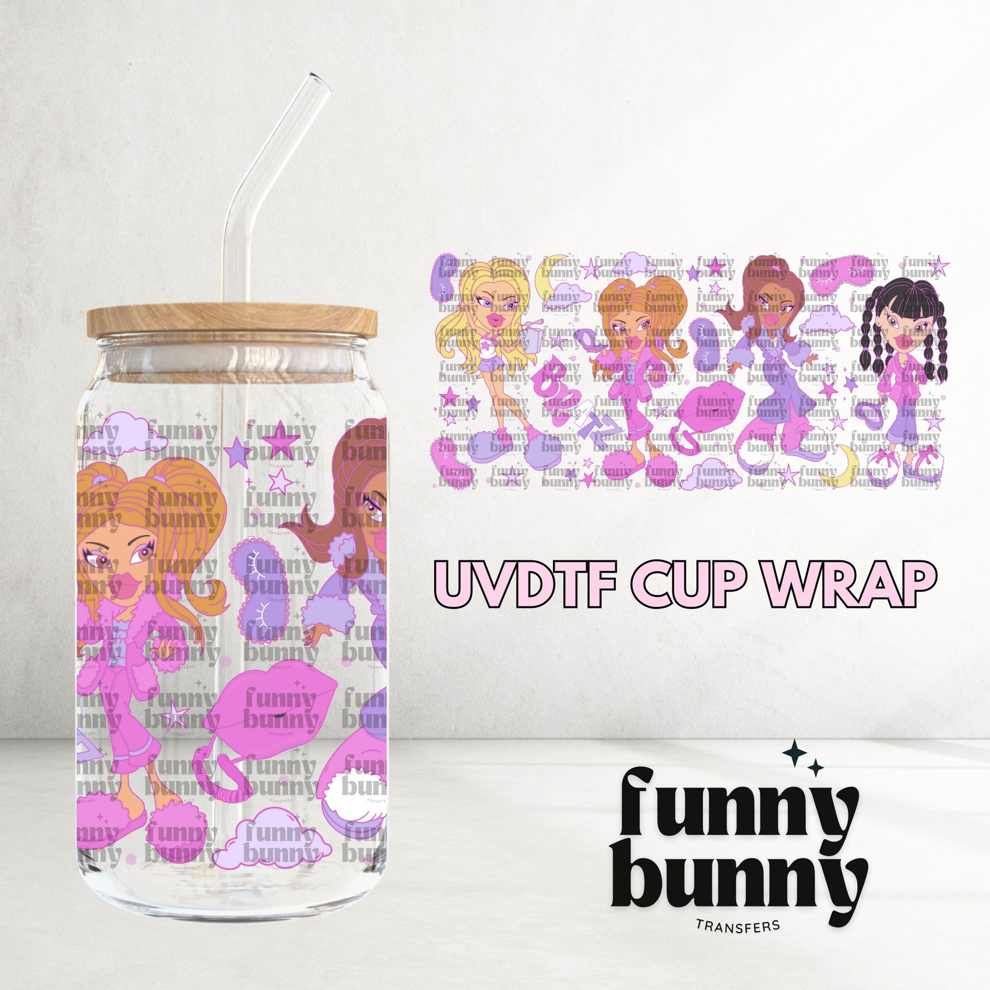 16OZ552 - 16oz UVDTF Cup Wrap
