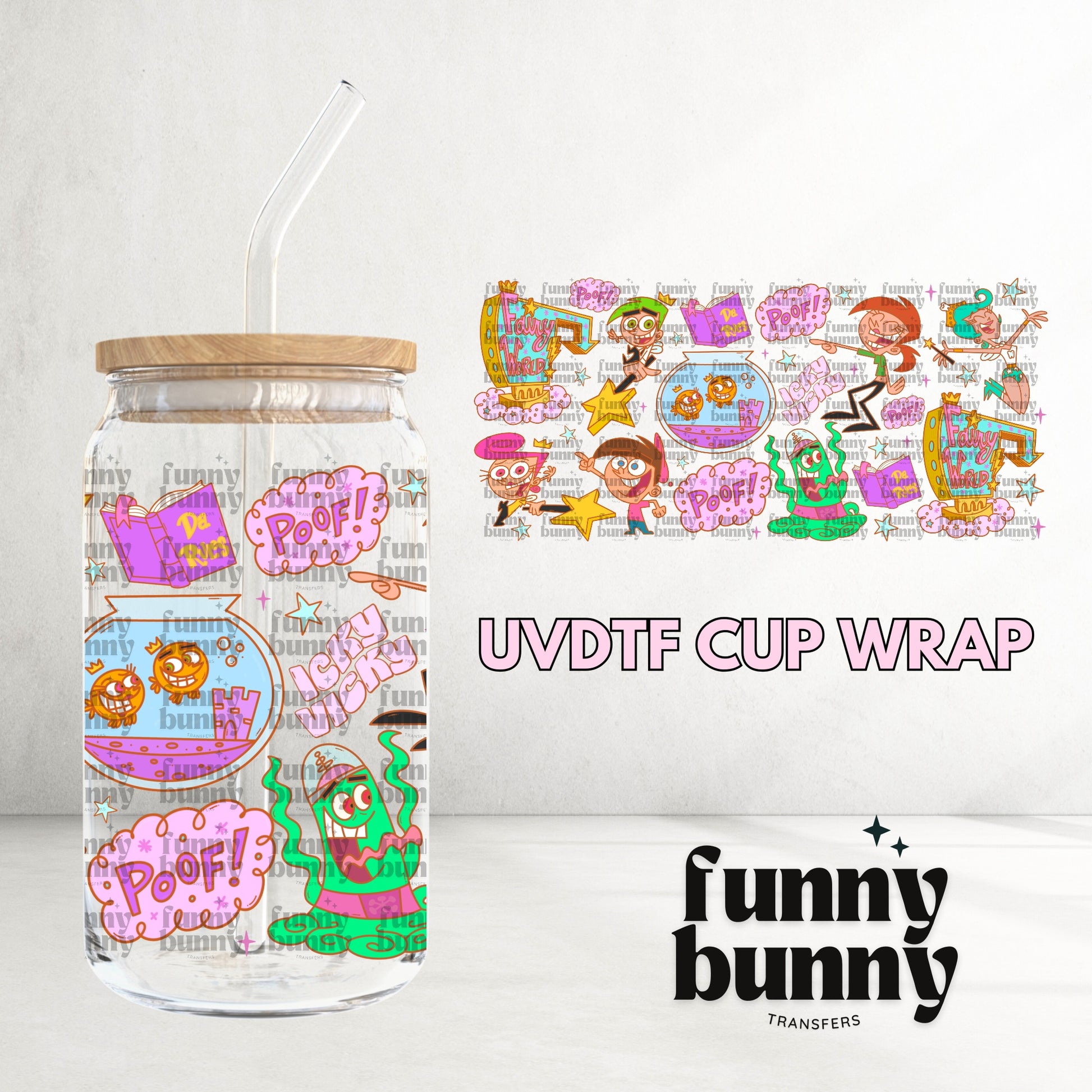 16OZ565 - 16oz UVDTF Cup Wrap