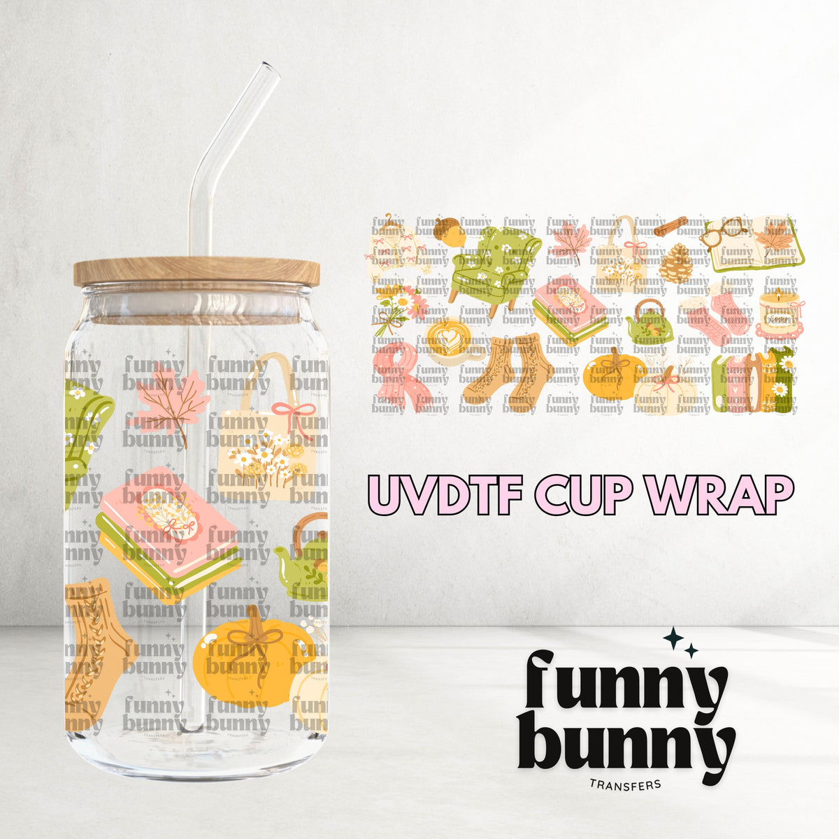 16OZ582 - 16oz UVDTF Cup Wrap