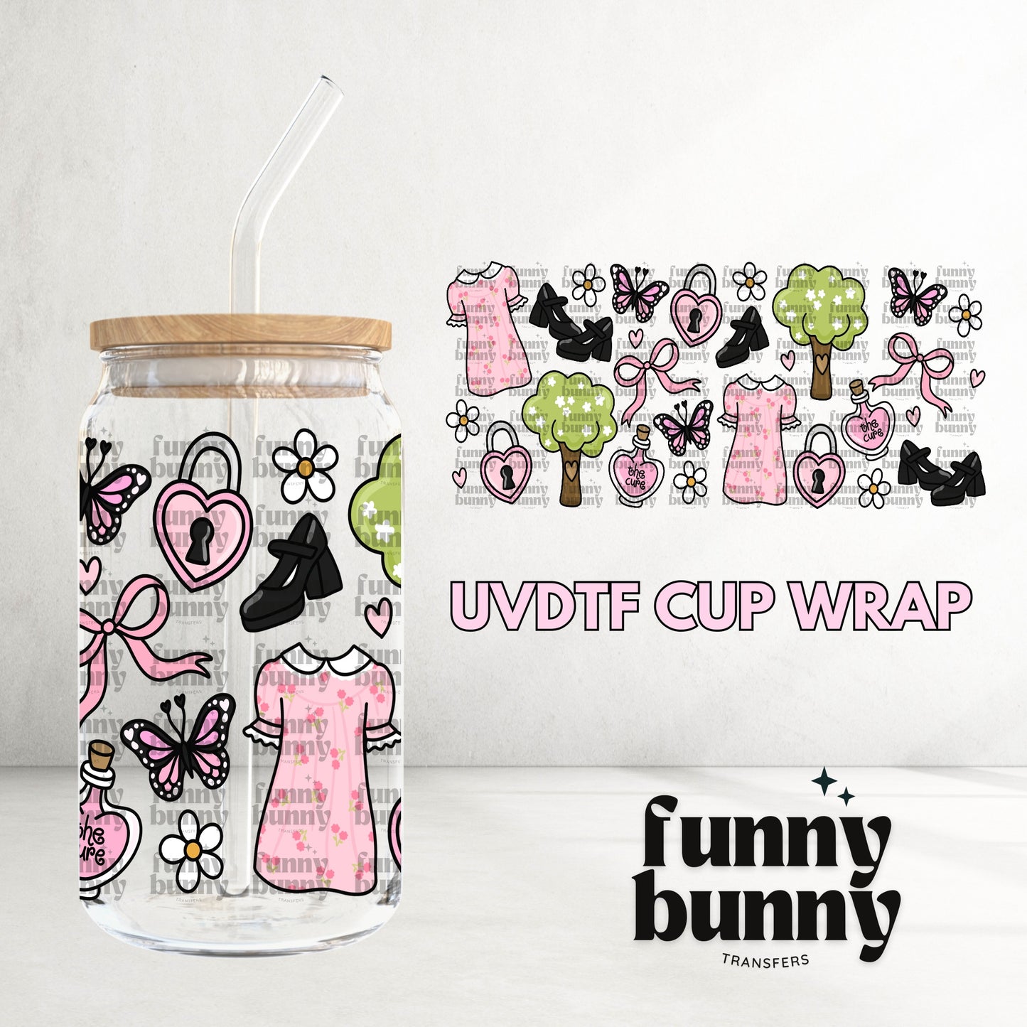 16OZ59 - 16oz UVDTF Cup Wrap