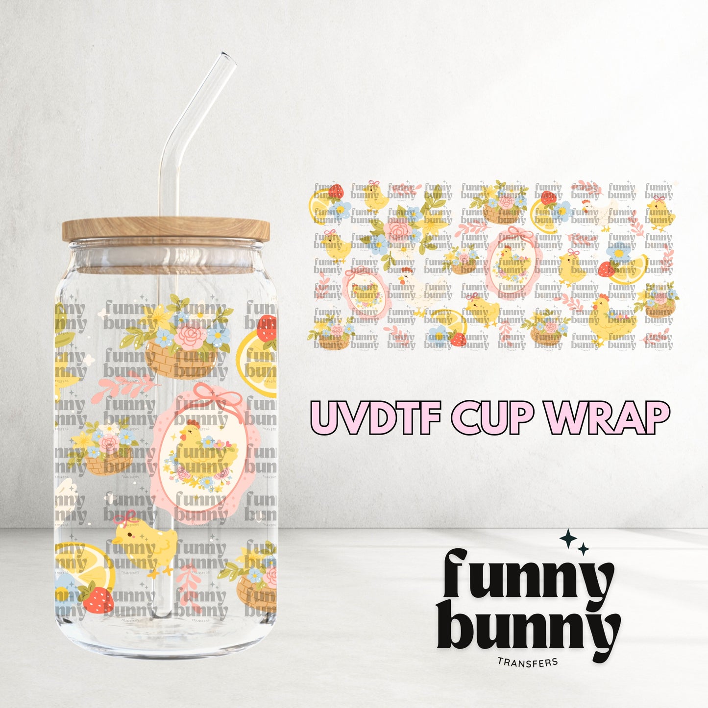16OZ592 - 16oz UVDTF Cup Wrap