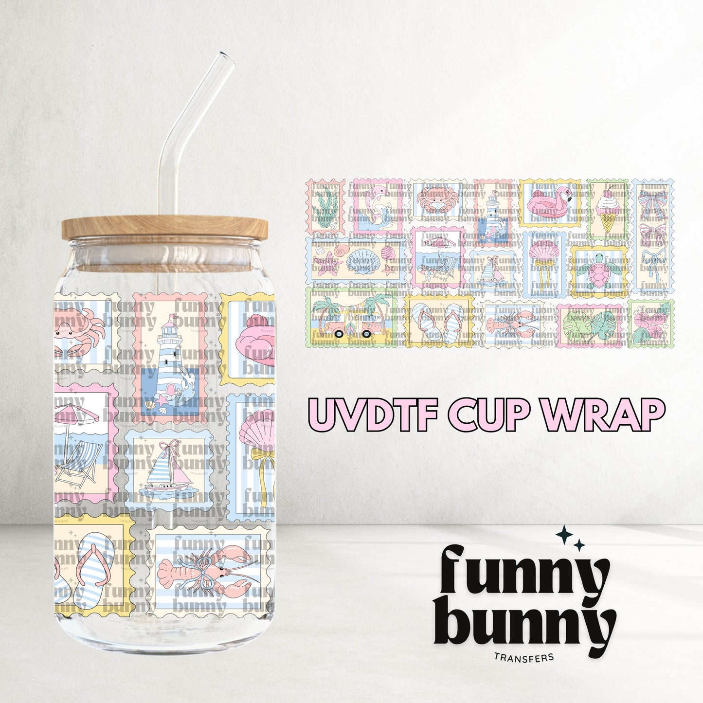 16OZ594 - 16oz UVDTF Cup Wrap