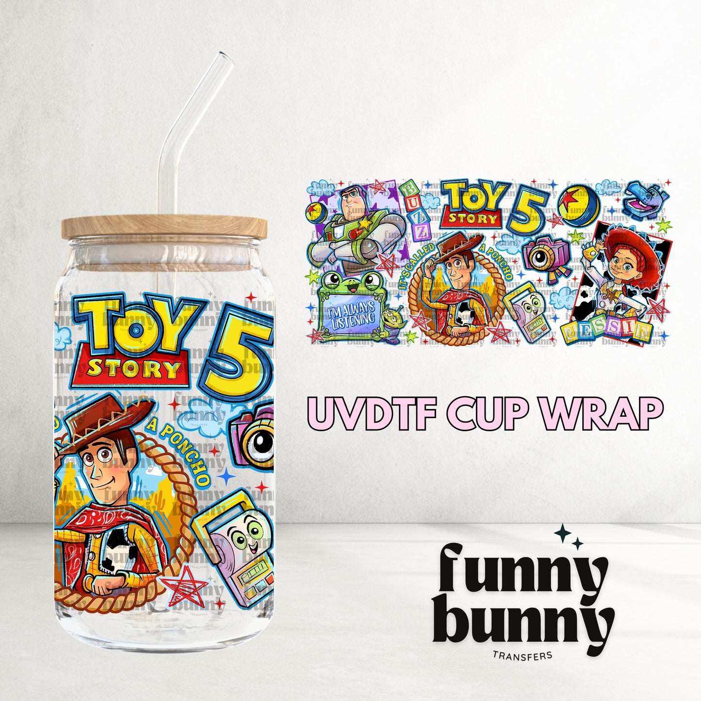 16OZ61 - 16oz UVDTF Cup Wrap