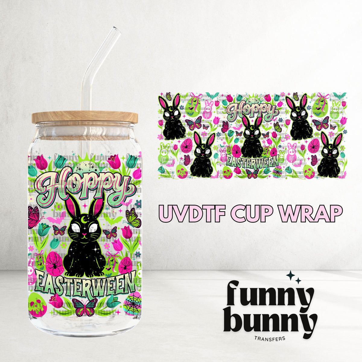 16OZ62 - 16oz UVDTF Cup Wrap