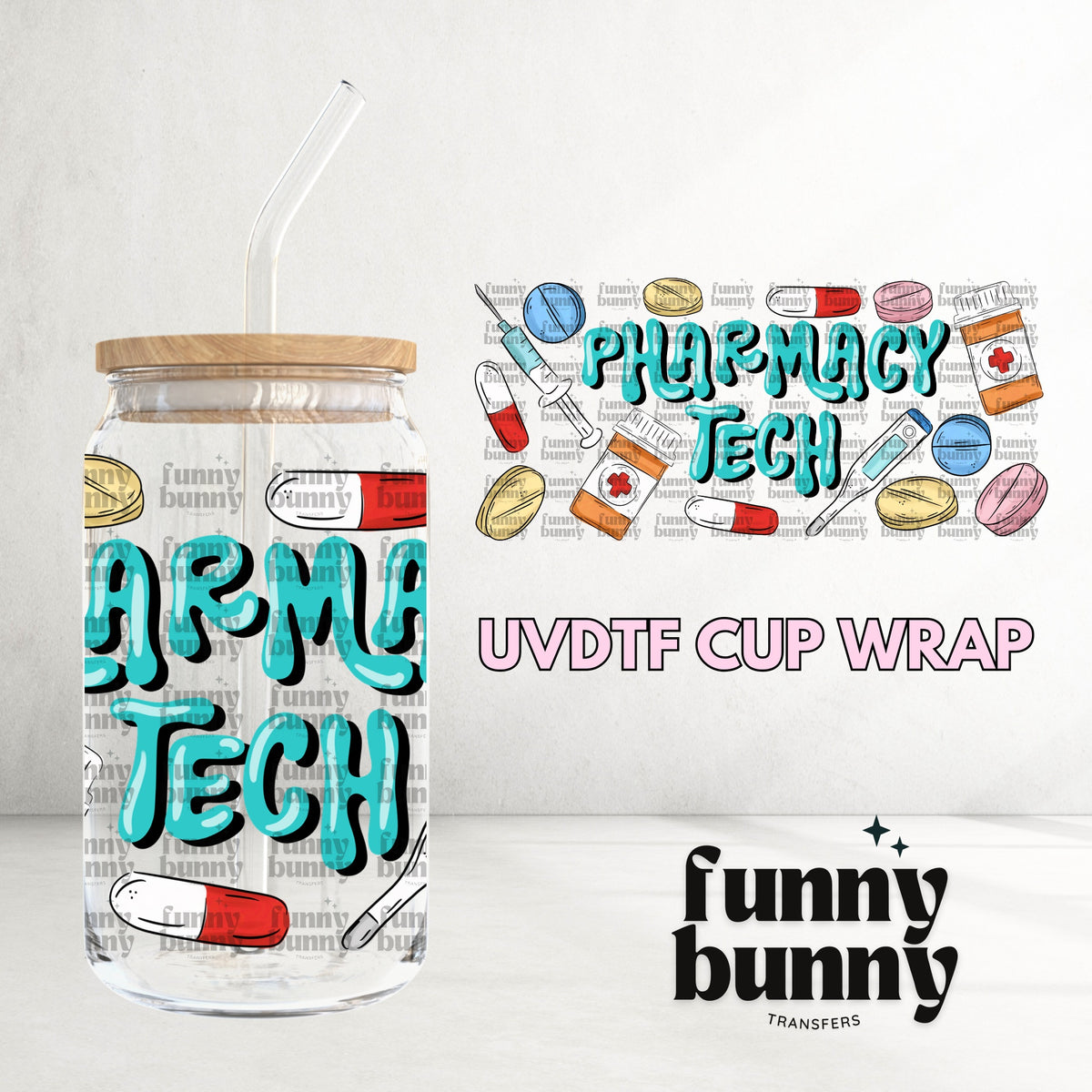 16OZ620 - 16oz UVDTF Cup Wrap