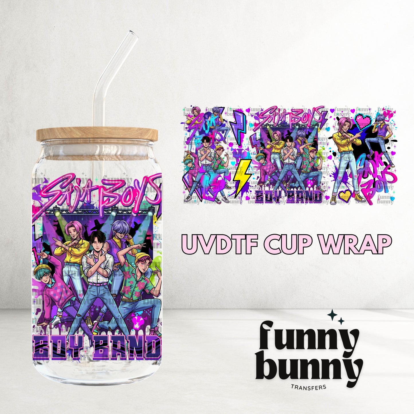 16OZ621 - 16oz UVDTF Cup Wrap