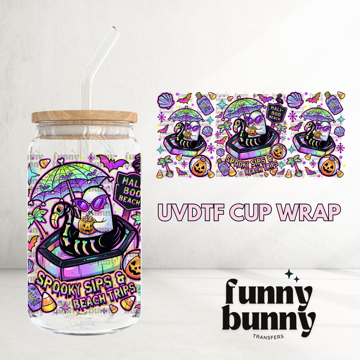 16OZ63 - 16oz UVDTF Cup Wrap