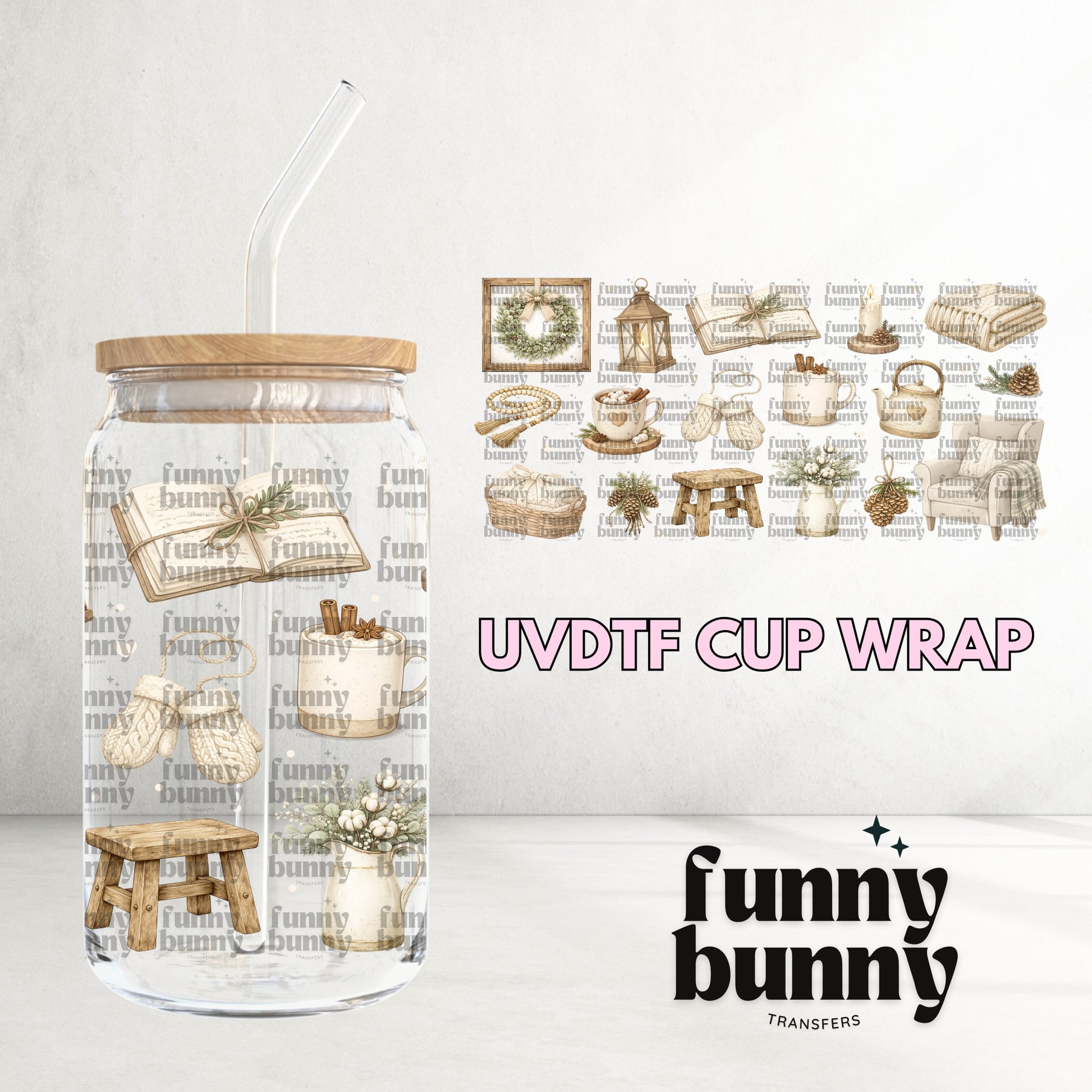 16OZ639 - 16oz UVDTF Cup Wrap