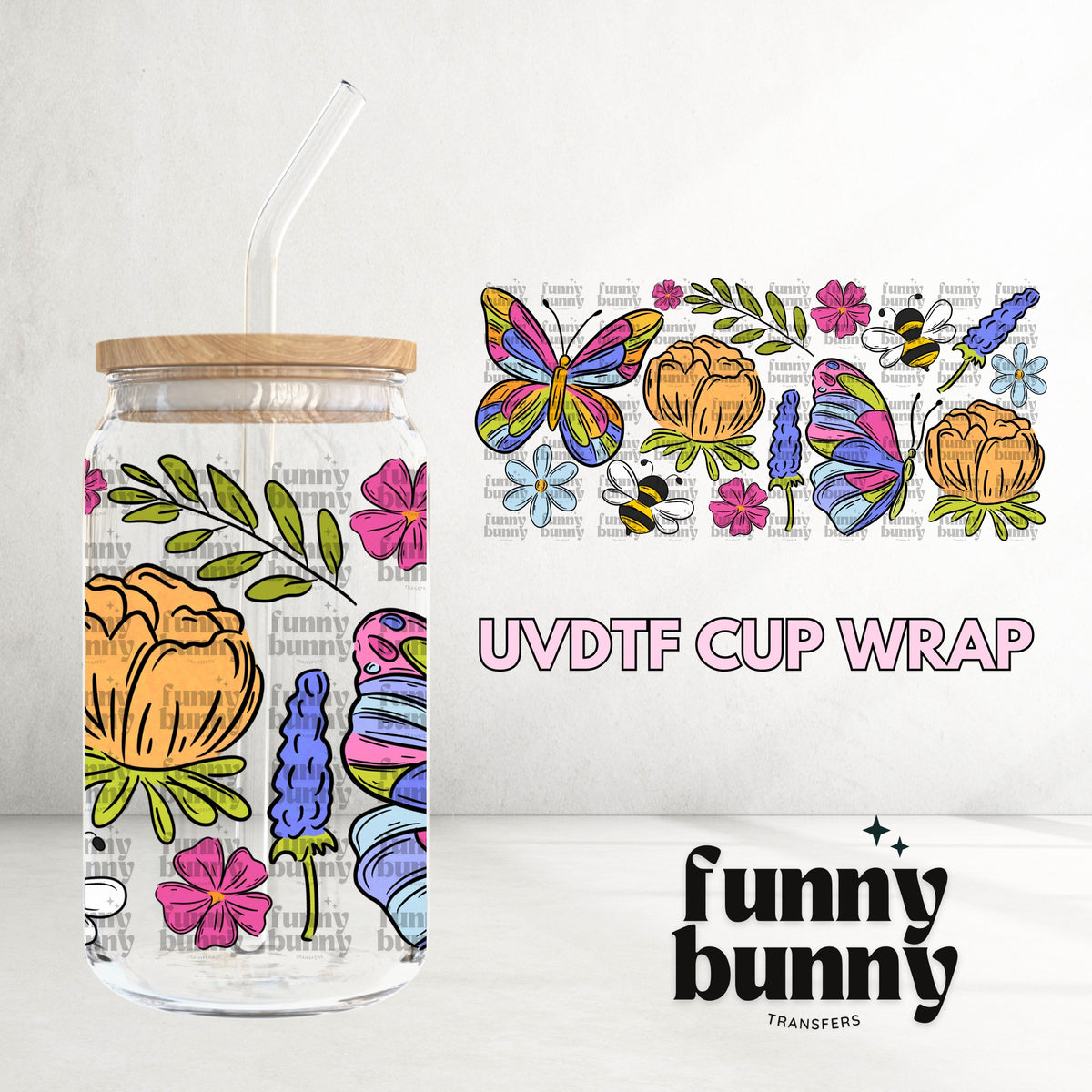 16OZ644 - 16oz UVDTF Cup Wrap