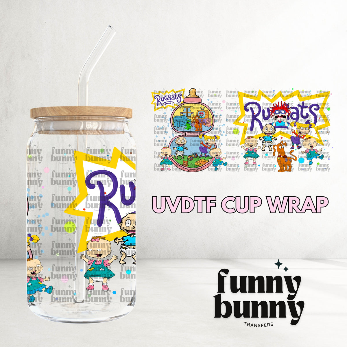 16OZ647 - 16oz UVDTF Cup Wrap