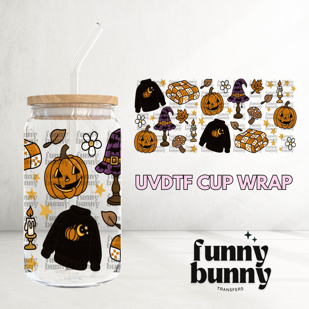 16OZ65 - 16oz UVDTF Cup Wrap