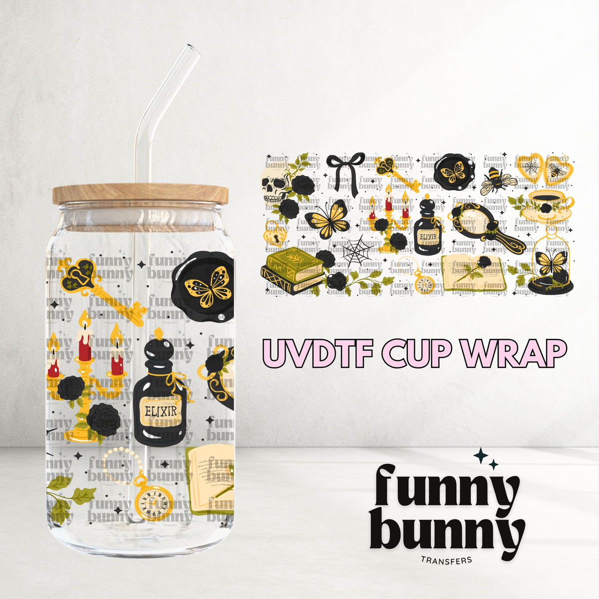 16OZ652 - 16oz UVDTF Cup Wrap