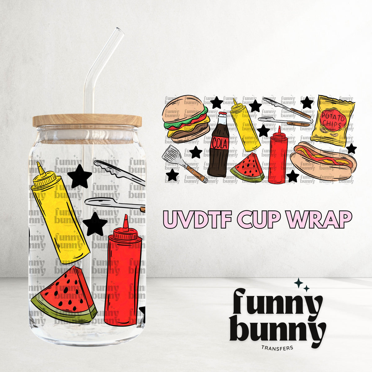 16OZ660 - 16oz UVDTF Cup Wrap