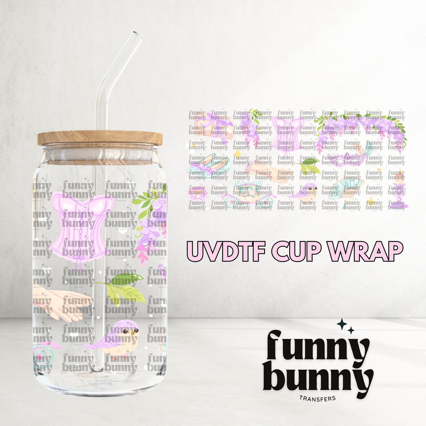 16OZ663 - 16oz UVDTF Cup Wrap