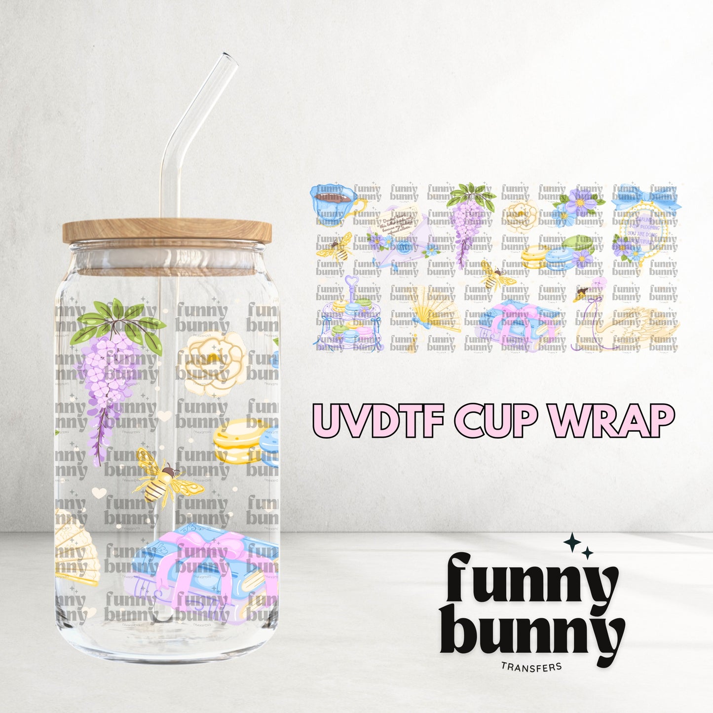 16OZ665 - 16oz UVDTF Cup Wrap