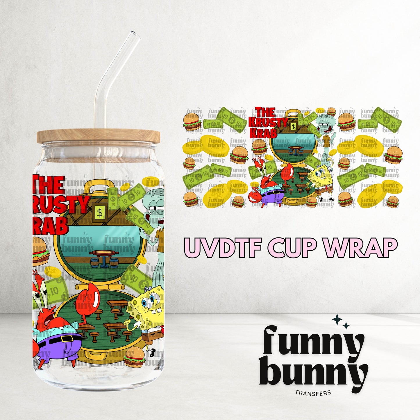 16OZ667 - 16oz UVDTF Cup Wrap