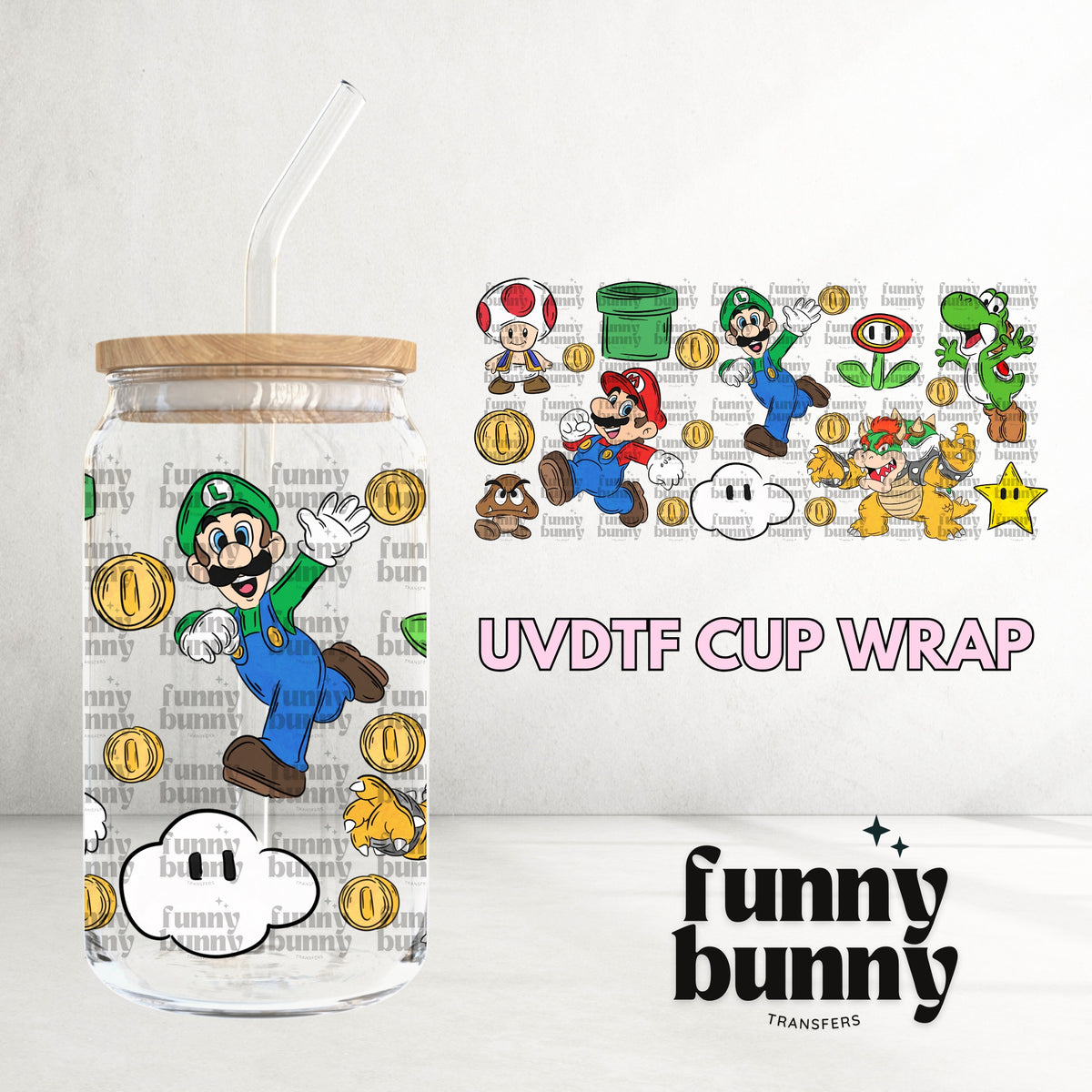 16OZ688 - 16oz UVDTF Cup Wrap