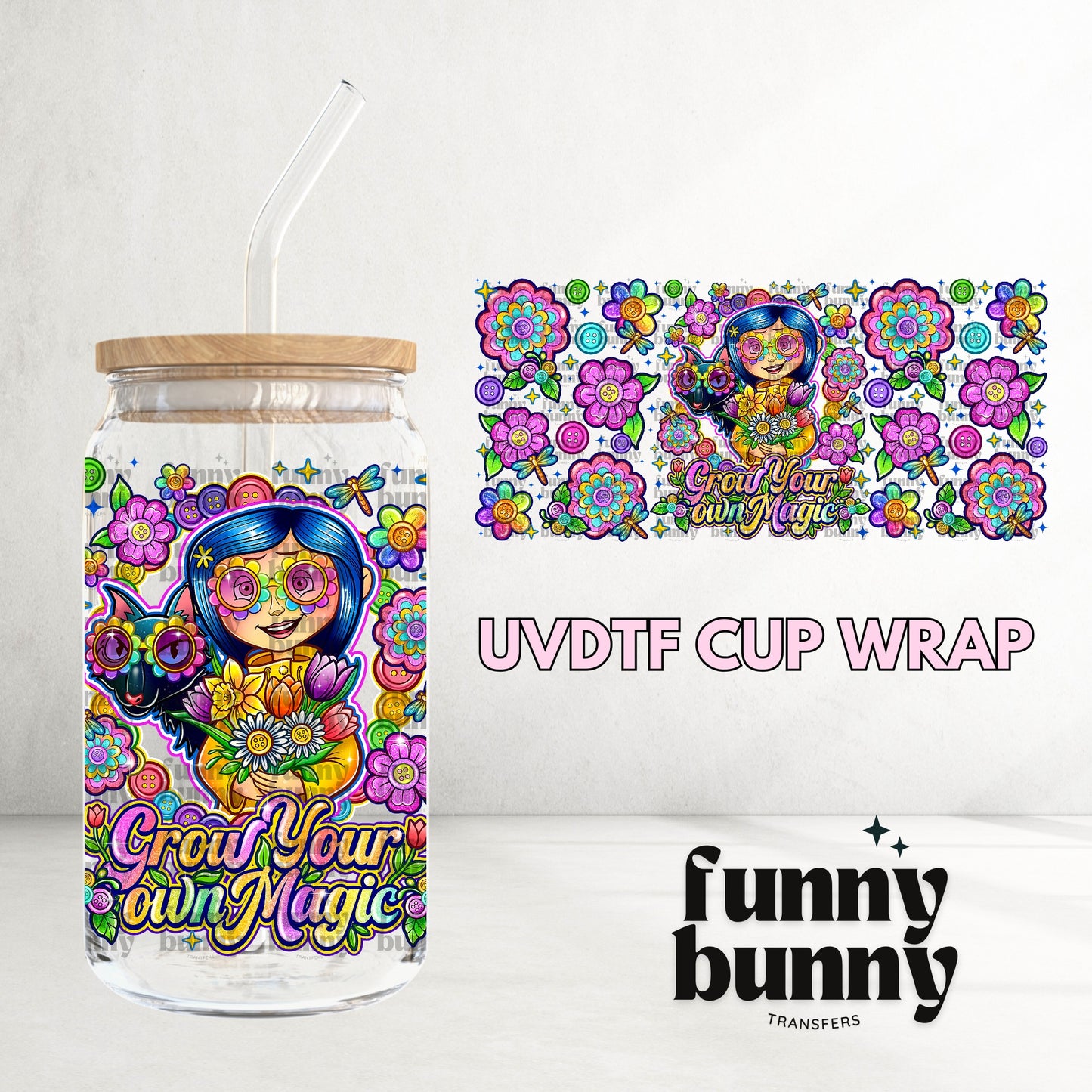 16OZ69 - 16oz UVDTF Cup Wrap
