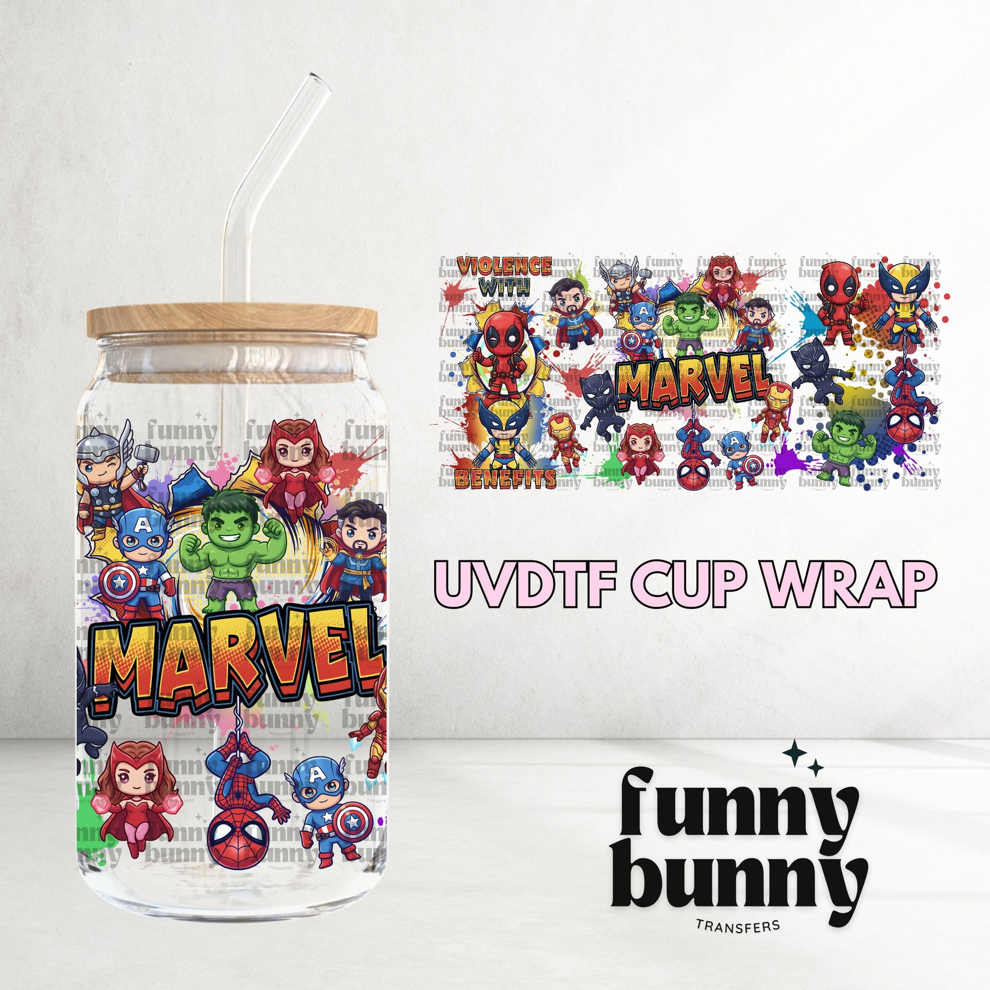 16OZ690 - 16oz UVDTF Cup Wrap