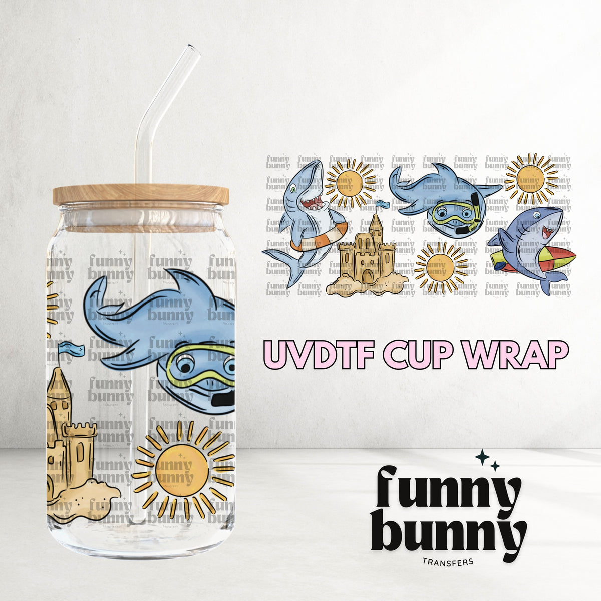 16OZ708 - 16oz UVDTF Cup Wrap
