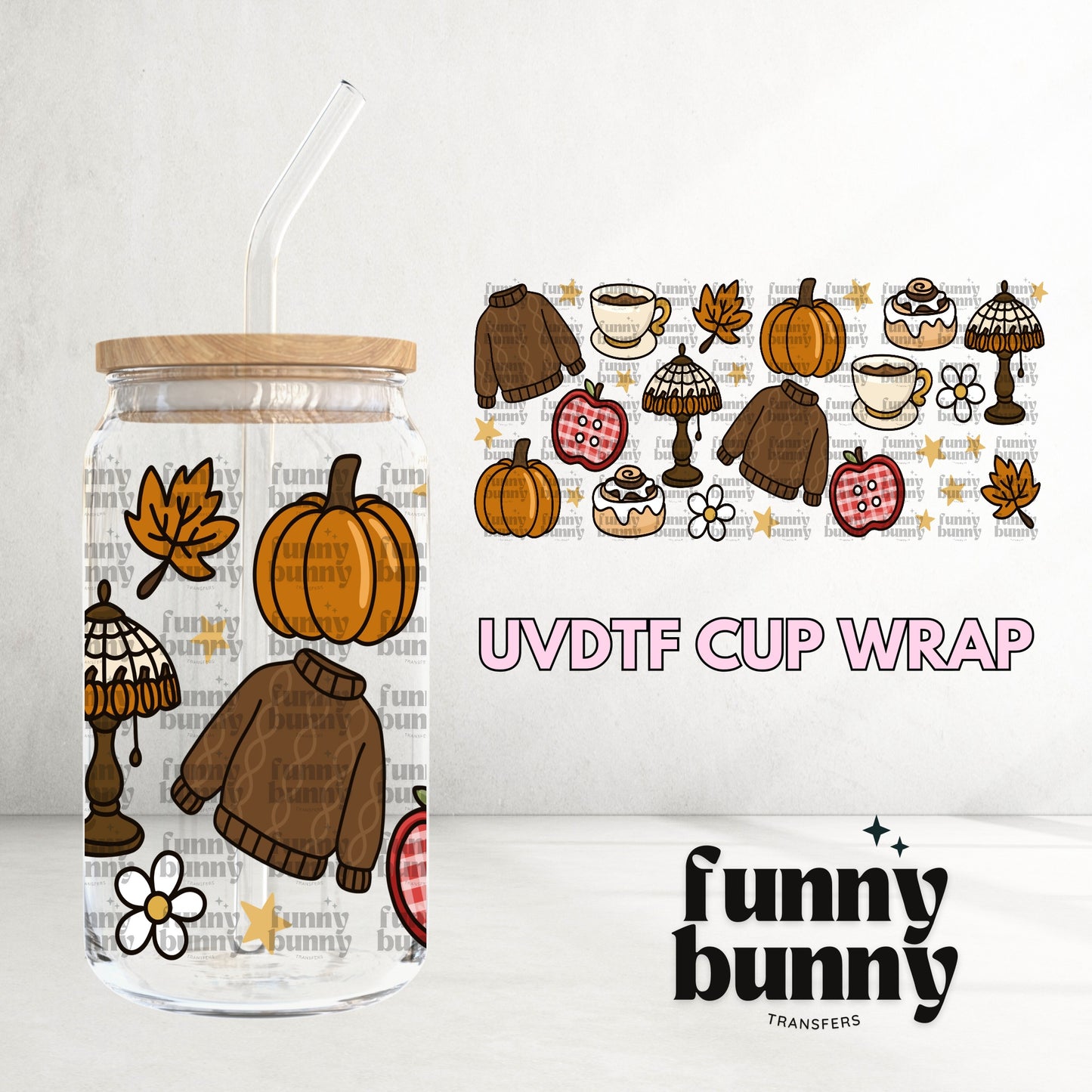 16OZ71 - 16oz UVDTF Cup Wrap