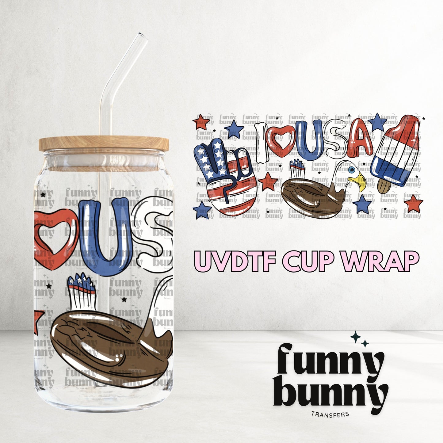 16OZ718 - 16oz UVDTF Cup Wrap