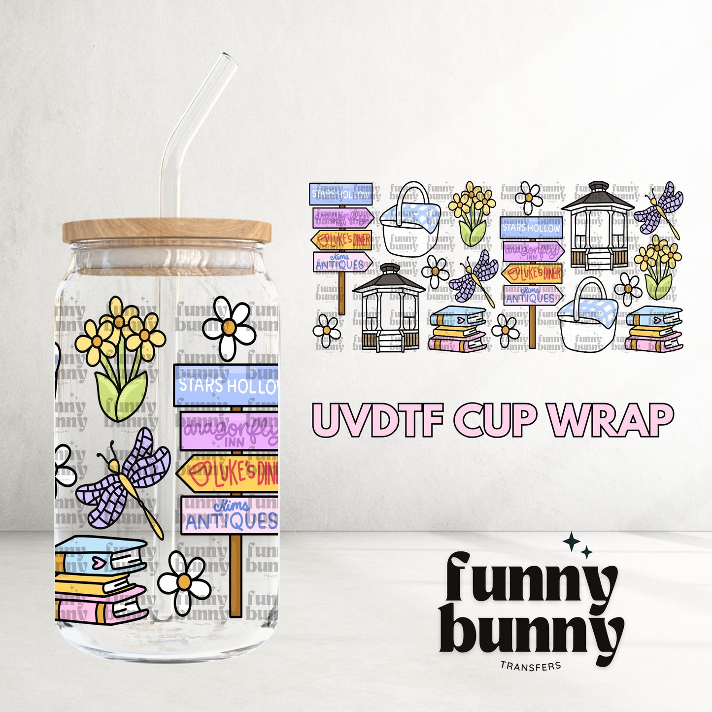 16OZ724 - 16oz UVDTF Cup Wrap