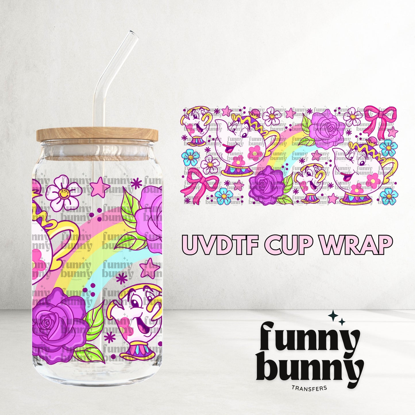 16OZ733 - 16oz UVDTF Cup Wrap