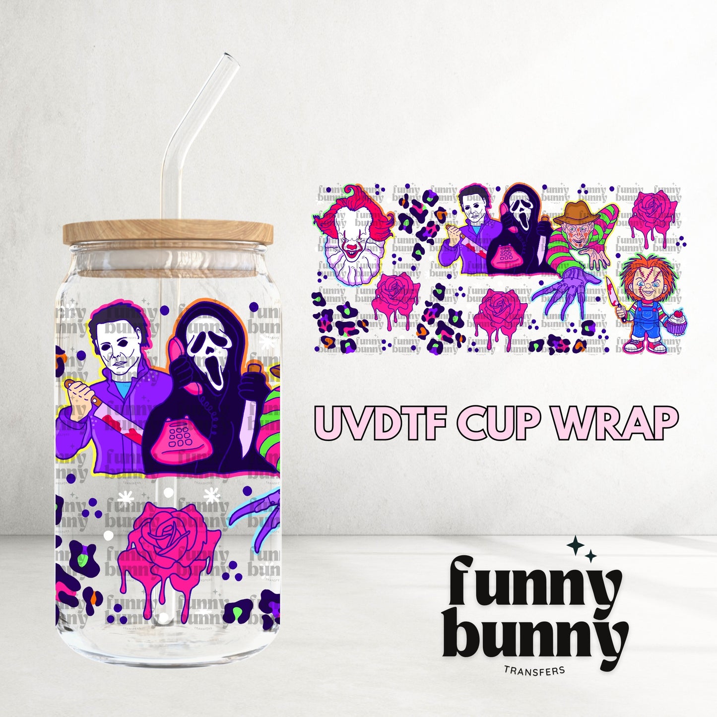 16OZ740 - 16oz UVDTF Cup Wrap