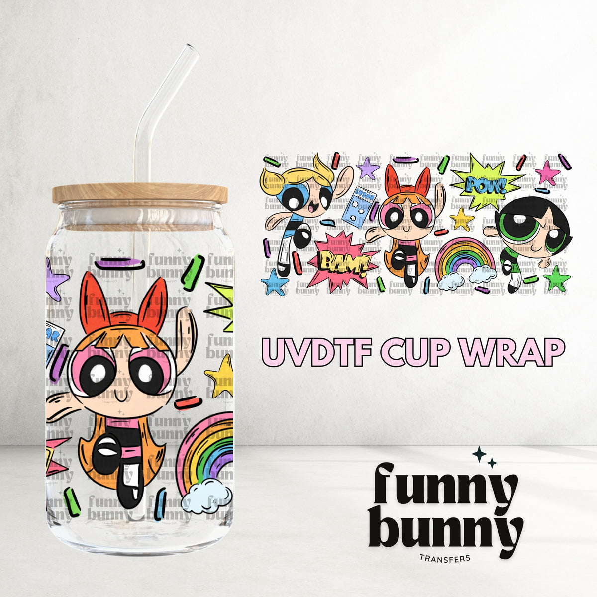 16OZ741 - 16oz UVDTF Cup Wrap