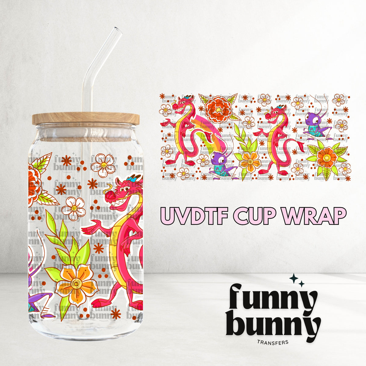 16OZ750 - 16oz UVDTF Cup Wrap