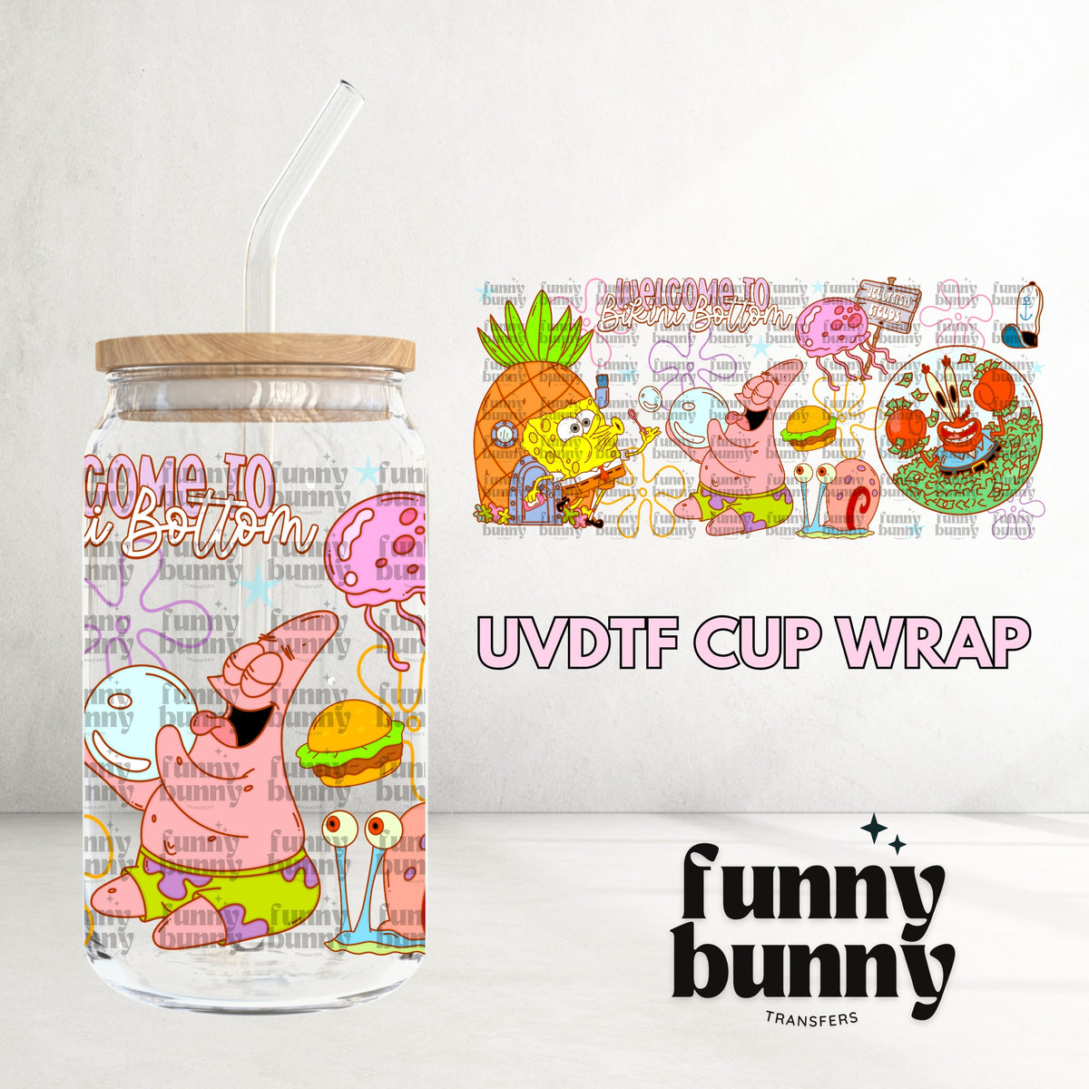 16OZ758 - 16oz UVDTF Cup Wrap