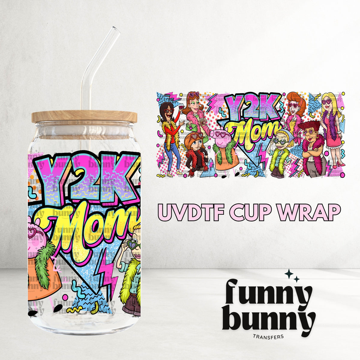 16OZ77 - 16oz UVDTF Cup Wrap