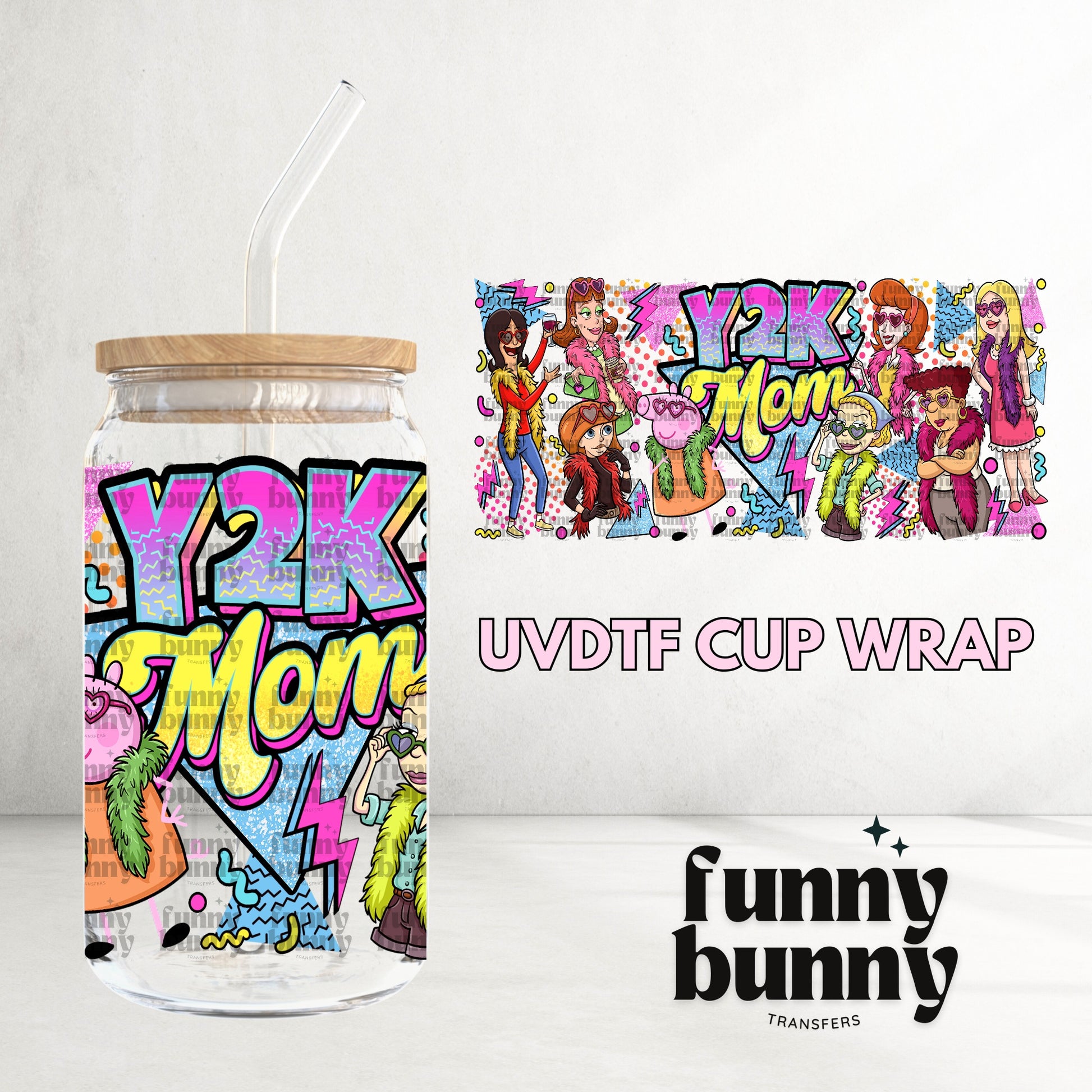 16OZ77 - 16oz UVDTF Cup Wrap