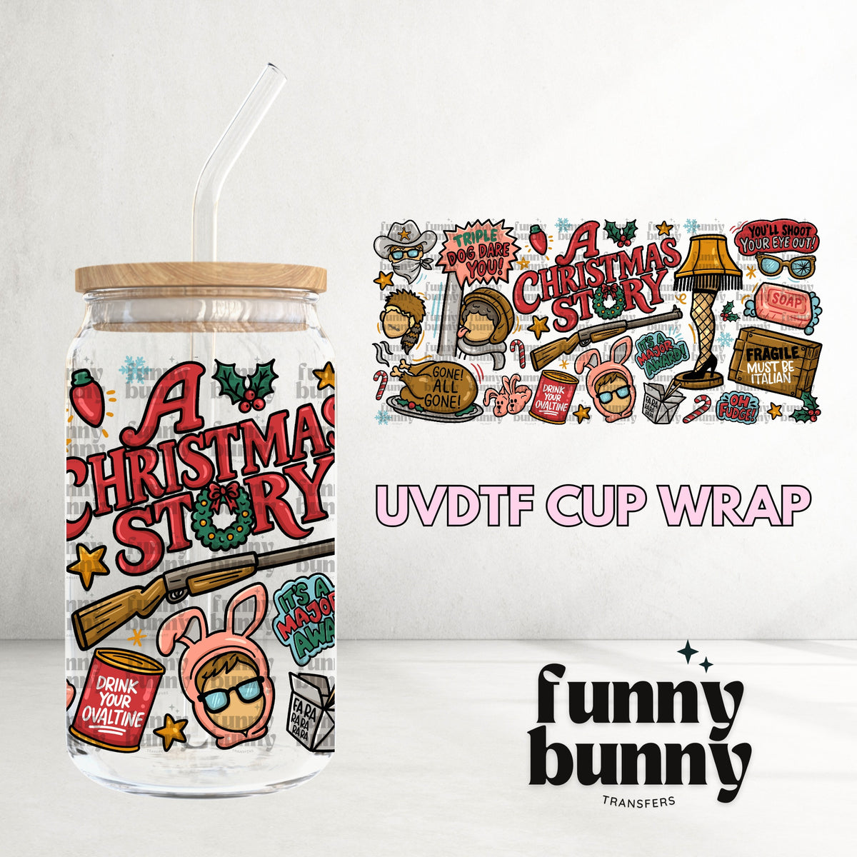 16OZ781 - 16oz UVDTF Cup Wrap