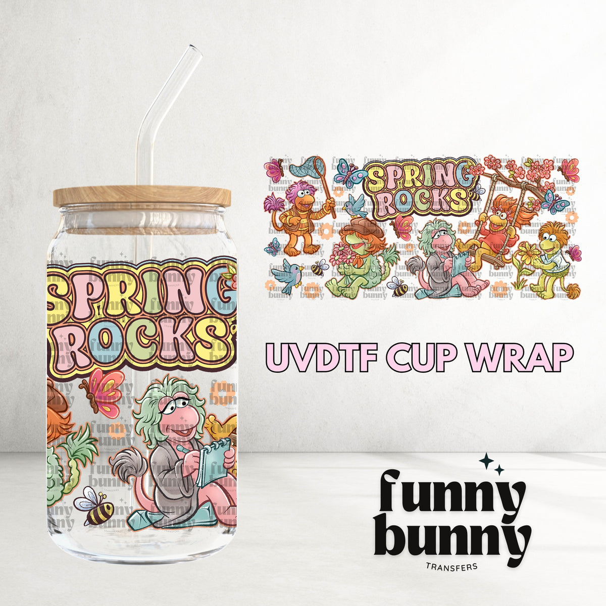 16OZ84 - 16oz UVDTF Cup Wrap