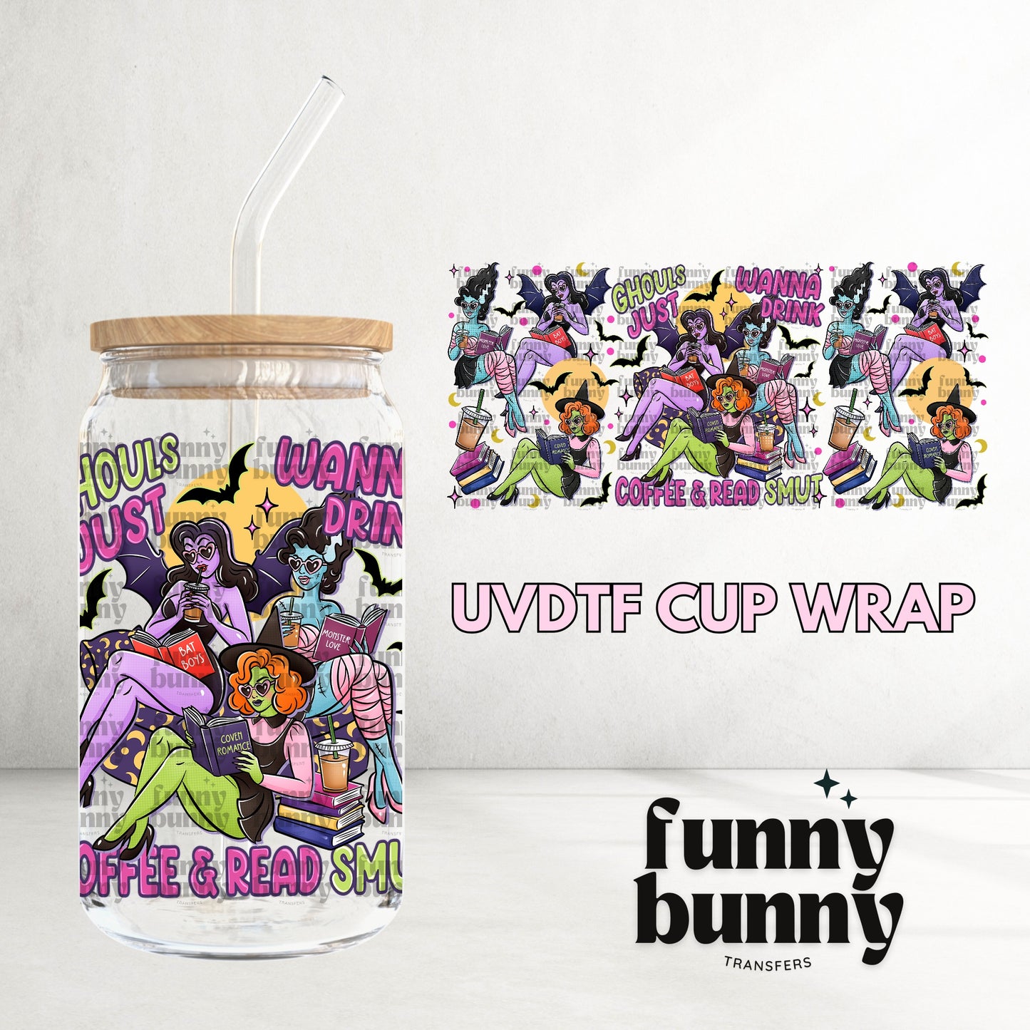 16OZ87 - 16oz UVDTF Cup Wrap