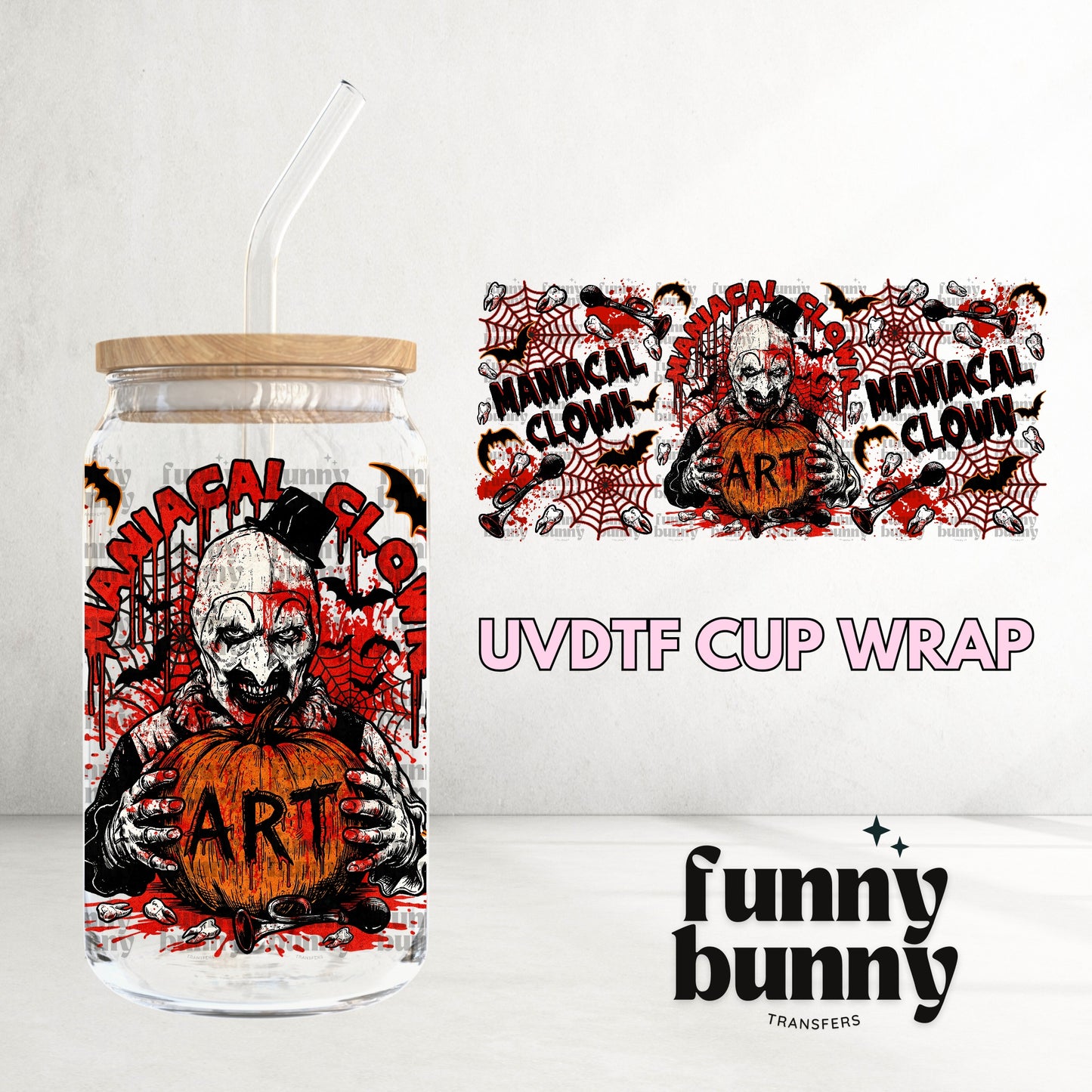 16OZ89 - 16oz UVDTF Cup Wrap