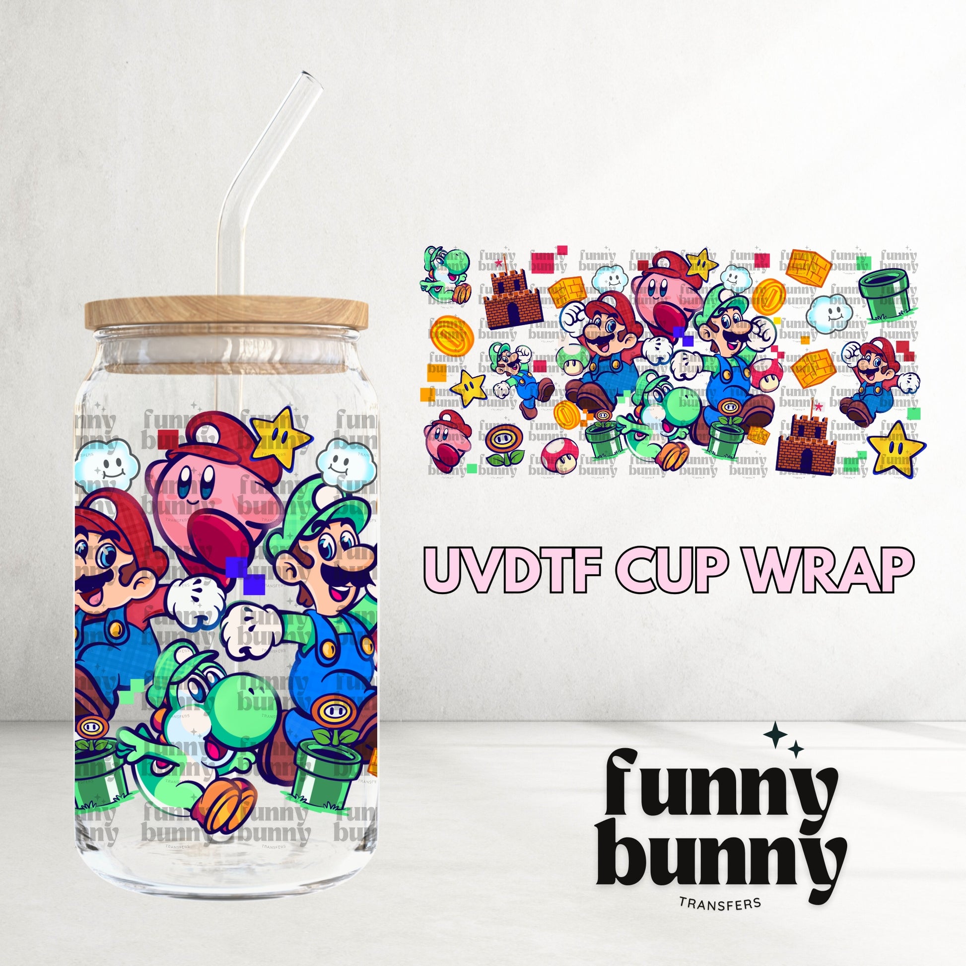16OZ98 - 16oz UVDTF Cup Wrap